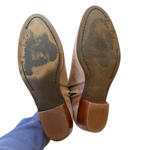 Sam Edelman, Petty Low Ankle Bootie, Tan, Beige - Picture 8 of 13